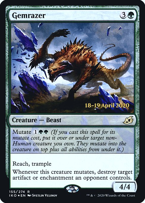 Gemrazer from Ikoria: Lair of Behemoths Promos