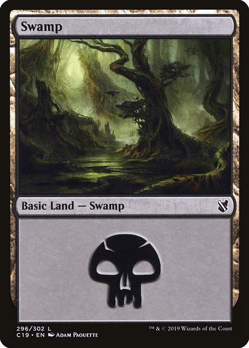 Swamp from Commander 2019