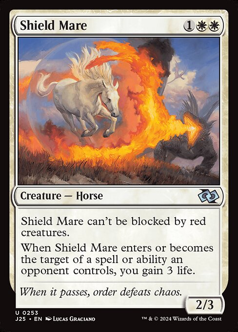 Shield Mare highlighted card art