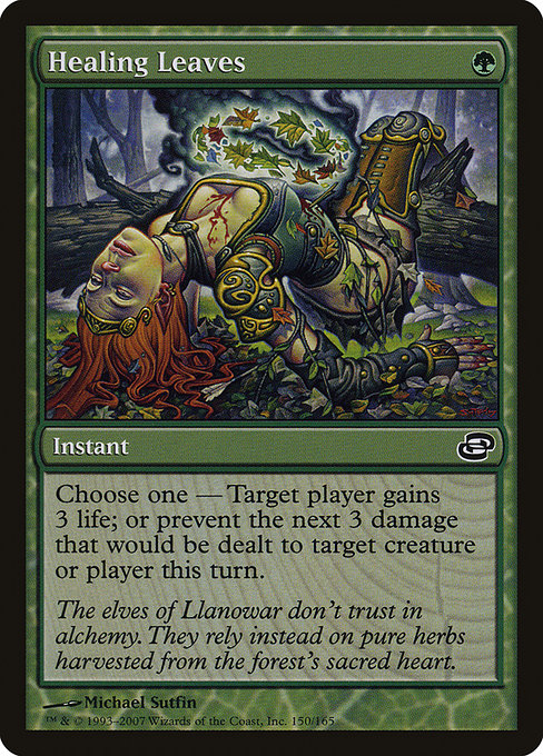 Healing Leaves highlighted card art