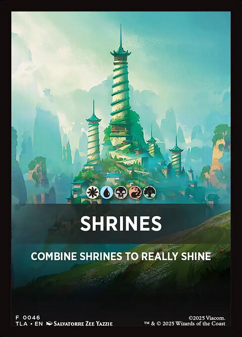 Shrines from Avatar: The Last Airbender Jumpstart Front Cards
