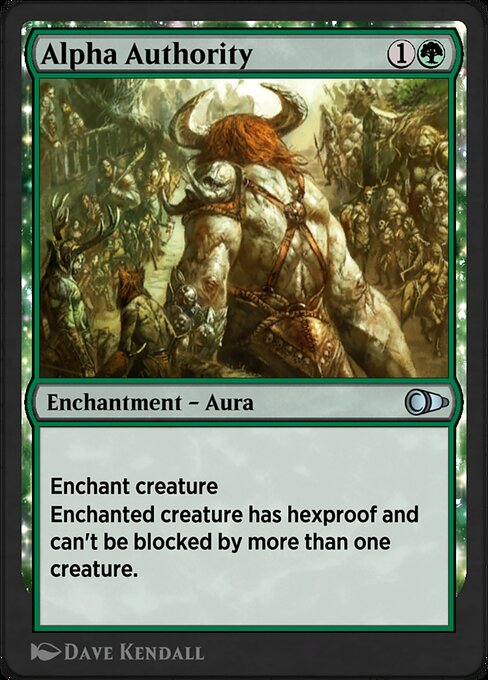 Alpha Authority highlighted card art