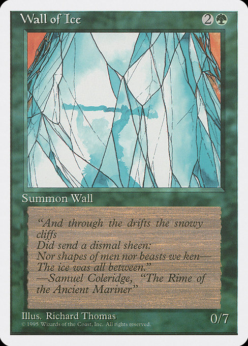 Wall of Ice from Fourth Edition
