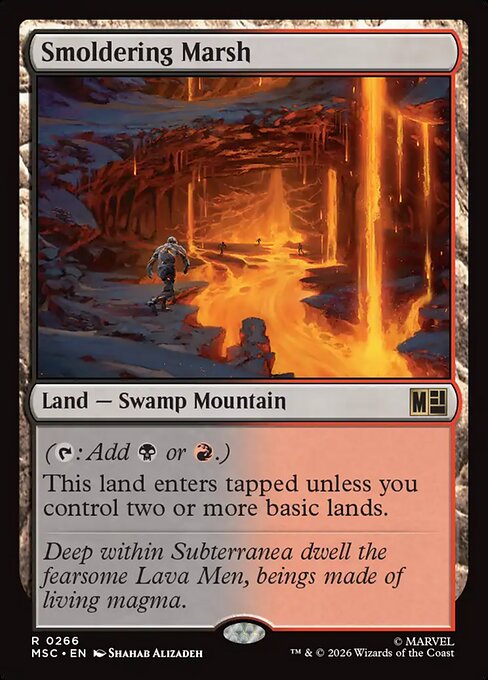 Smoldering Marsh from Marvel Super Heroes Commander