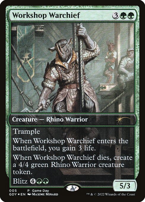 Workshop Warchief from Game Day Promos