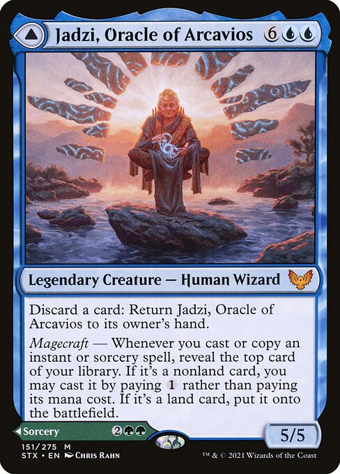 Jadzi, Oracle of Arcavios // Journey to the Oracle from Strixhaven: School of Mages