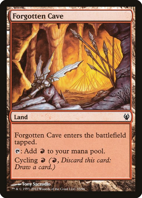Forgotten Cave from Duel Decks: Izzet vs. Golgari