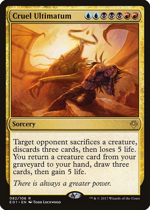 Cruel Ultimatum from Archenemy: Nicol Bolas