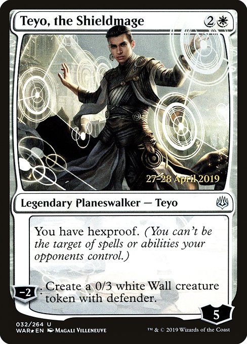 Teyo, the Shieldmage from War of the Spark Promos