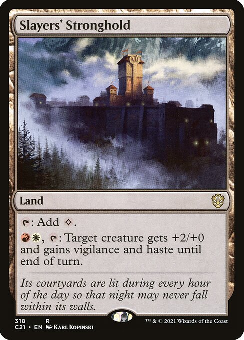 Slayers' Stronghold from Commander 2021