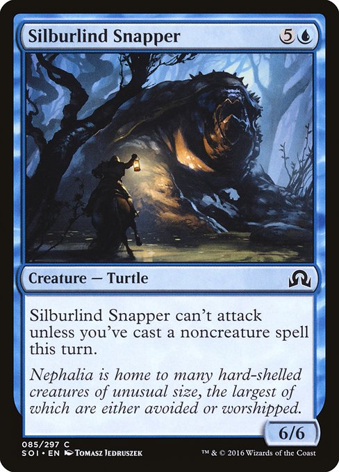 Silburlind Snapper highlighted card art