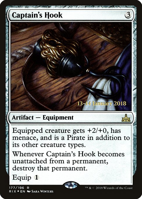 Captain's Hook from Rivals of Ixalan Promos