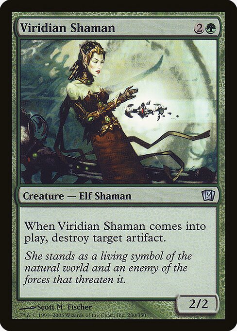 Viridian Shaman from Ninth Edition