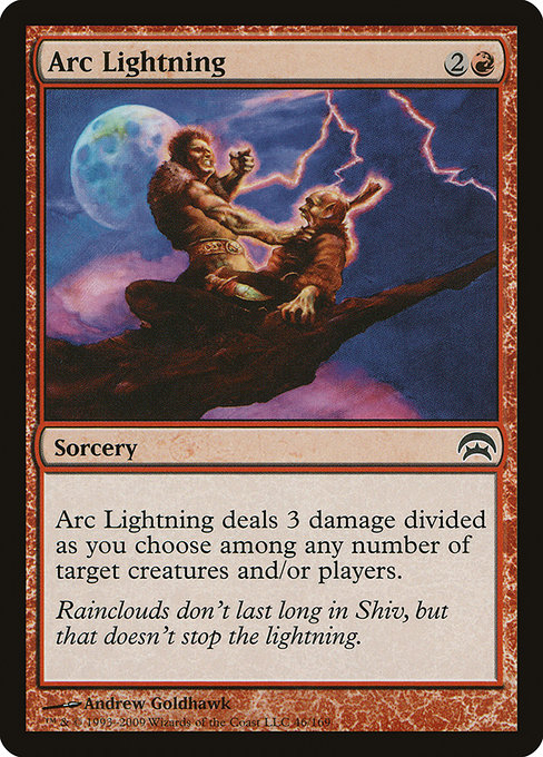 Arc Lightning from Planechase