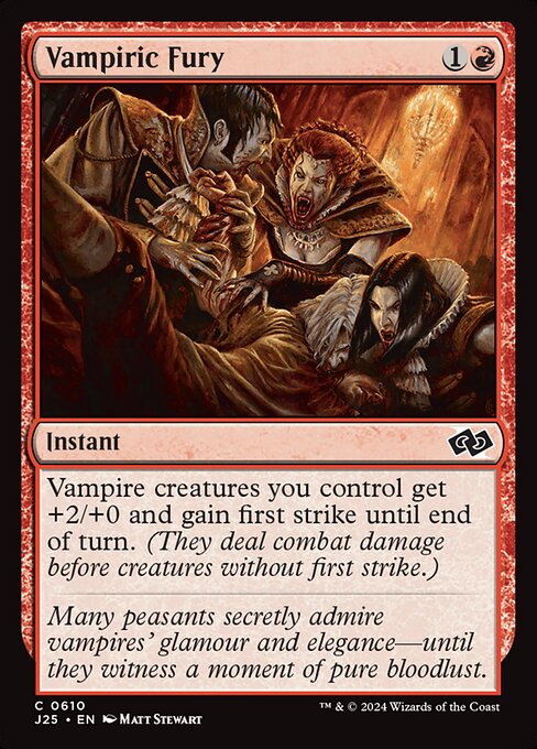 Vampiric Fury highlighted card art