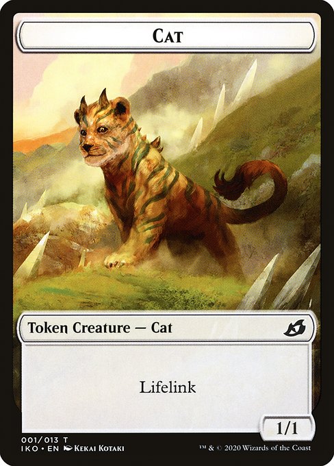 Cat from Ikoria: Lair of Behemoths Tokens