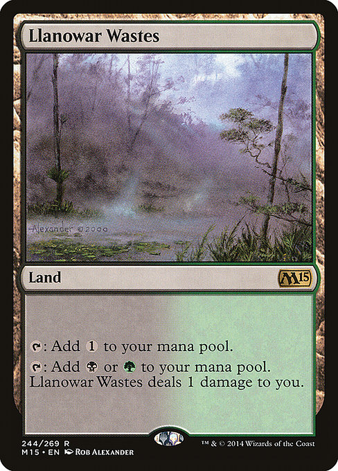 Llanowar Wastes from Magic 2015