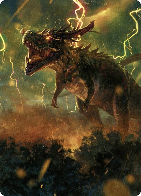 Thrasta, Tempest's Roar // Thrasta, Tempest's Roar from Modern Horizons 2 Art Series