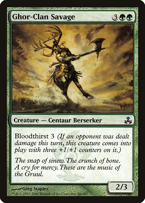 Ghor-Clan Savage from Guildpact