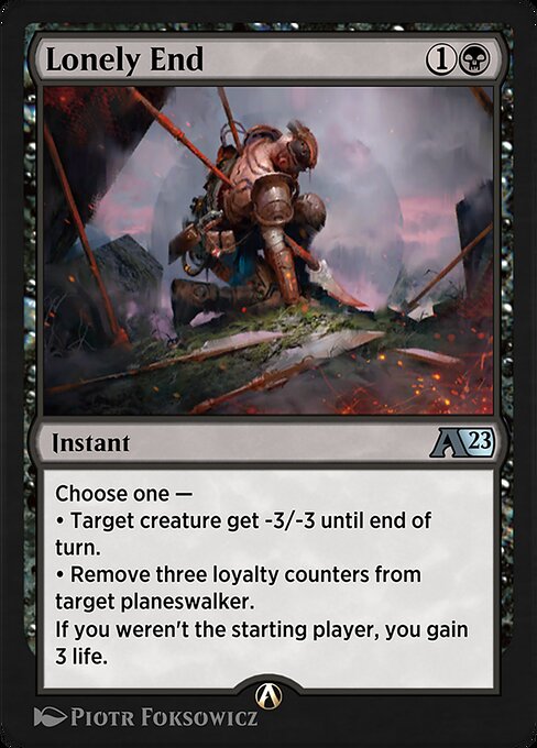 Lonely End highlighted card art