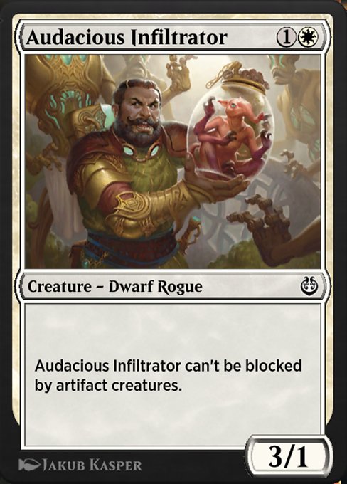 Audacious Infiltrator highlighted card art