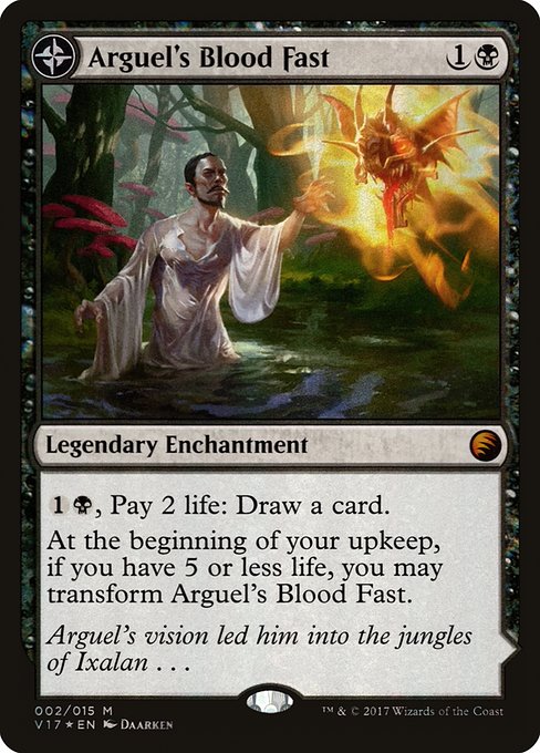 Arguel's Blood Fast // Temple of Aclazotz from From the Vault: Transform