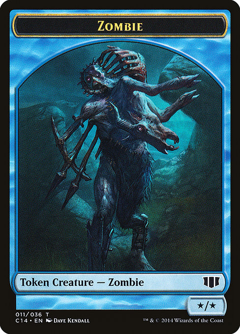 Zombie from Commander 2014 Tokens