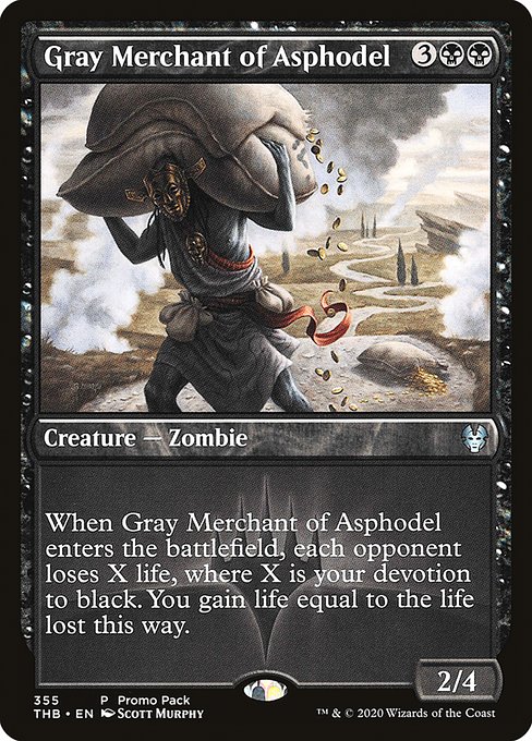 Gray Merchant of Asphodel from Theros Beyond Death