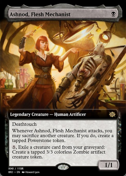 Ashnod, Flesh Mechanist highlighted card art