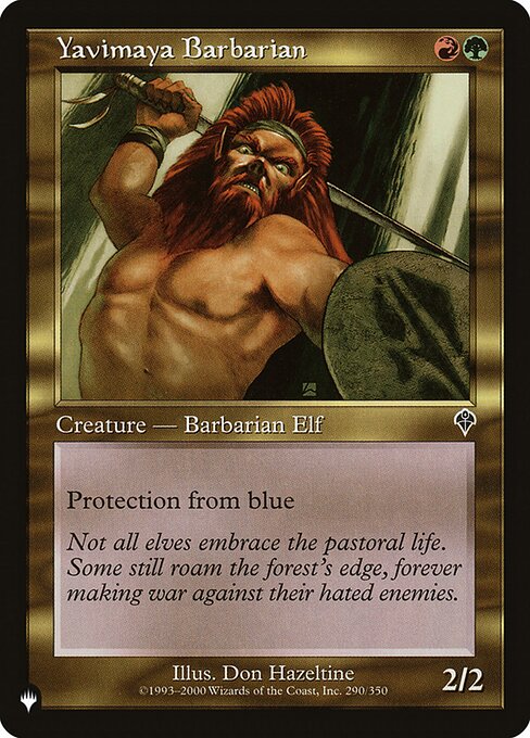 Yavimaya Barbarian highlighted card art