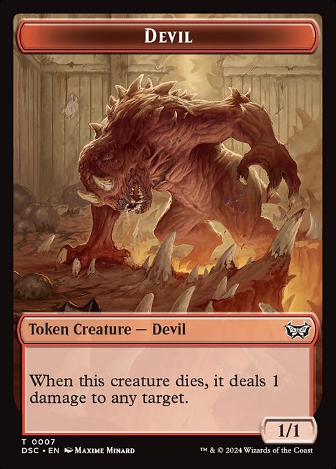 Devil highlighted card art