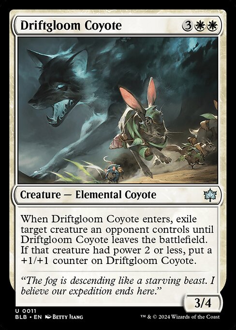 Driftgloom Coyote highlighted card art