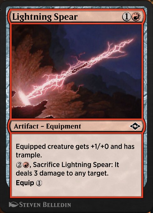 Lightning Spear highlighted card art