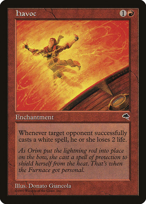 Havoc highlighted card art