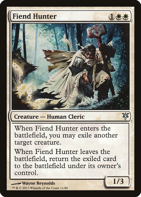 Fiend Hunter from Duel Decks: Sorin vs. Tibalt