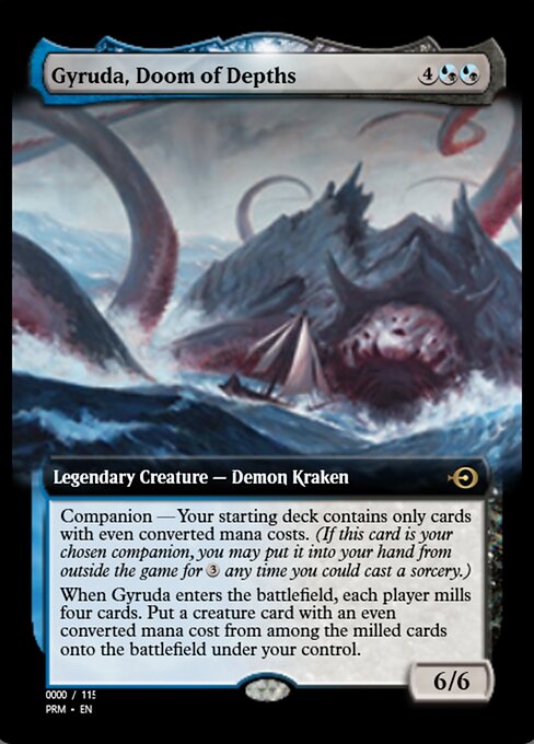 Gyruda, Doom of Depths from Magic Online Promos