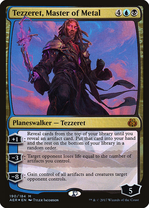 Tezzeret, Master of Metal highlighted card art
