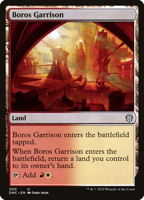 Boros Garrison from Dominaria United Commander
