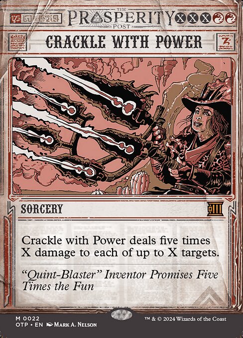 Crackle with Power highlighted card art