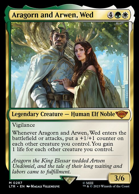 Aragorn and Arwen, Wed from The Lord of the Rings: Tales of Middle-earth