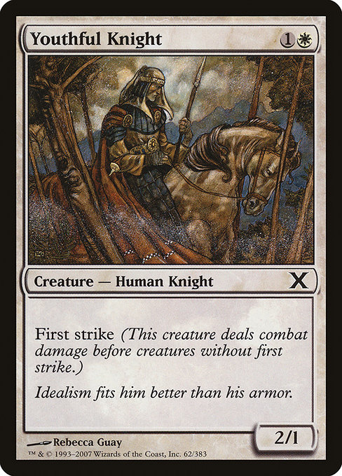 Youthful Knight from Tenth Edition