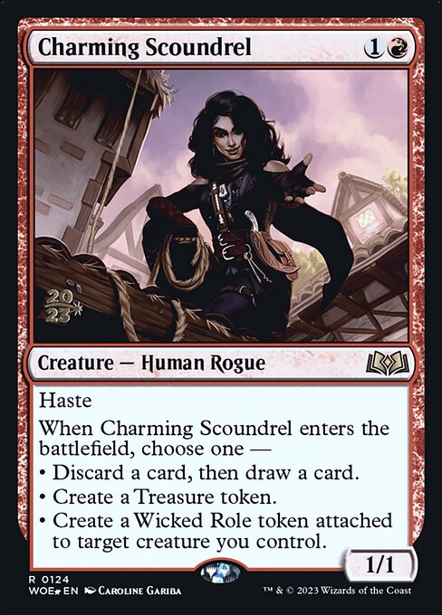 Charming Scoundrel from Wilds of Eldraine Promos
