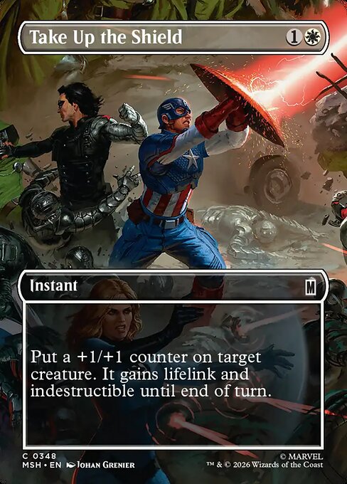 Take Up the Shield from Marvel Super Heroes