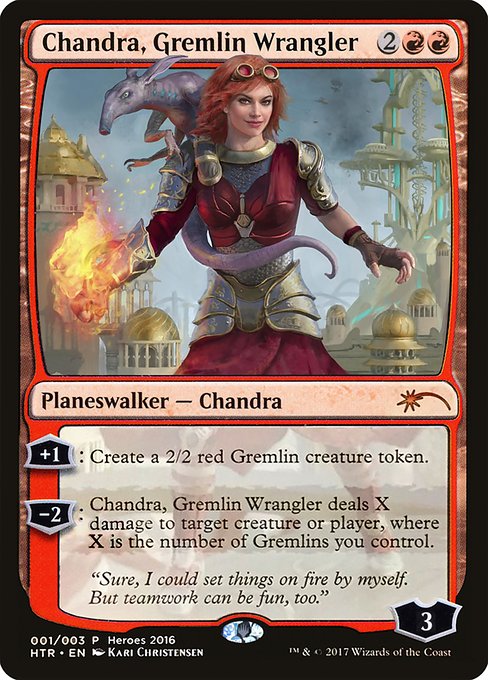 Chandra, Gremlin Wrangler highlighted card art