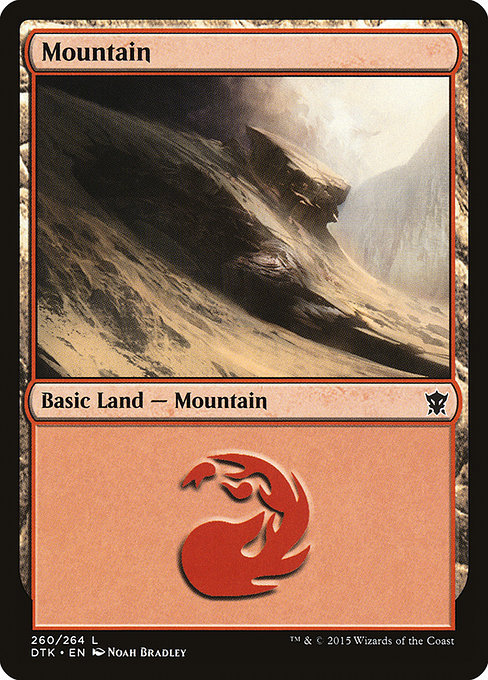 Mountain from Dragons of Tarkir