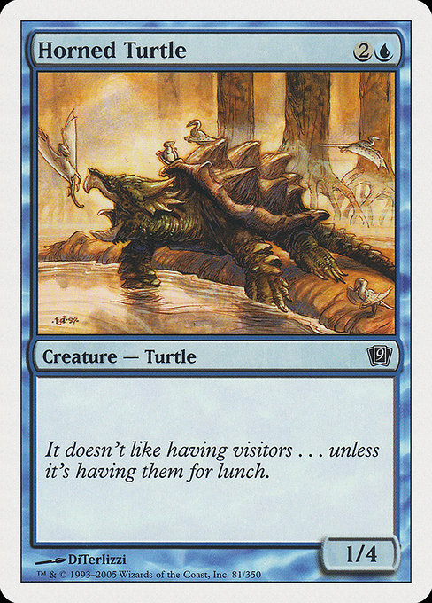 Horned Turtle from Ninth Edition