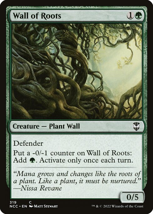 Wall of Roots from New Capenna Commander