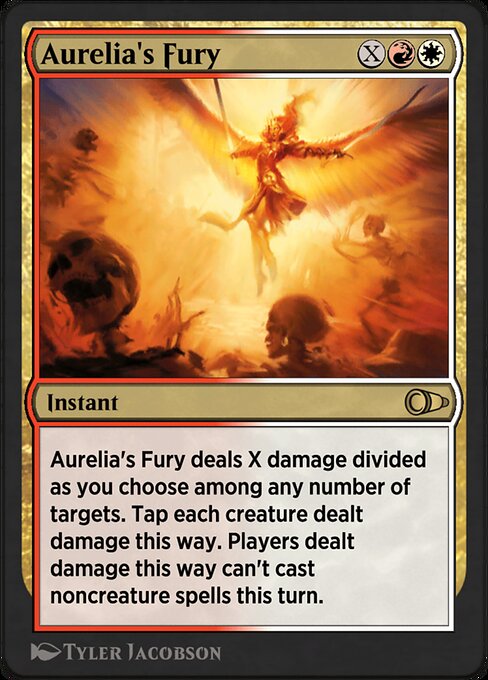Aurelia's Fury highlighted card art