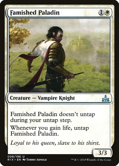 Famished Paladin from Rivals of Ixalan
