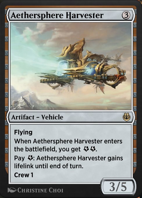 Aethersphere Harvester from Kaladesh Remastered